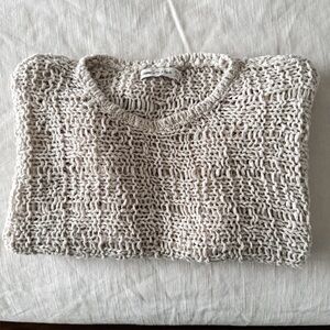 Abercrombie & Fitch Crochet Swim Cover Up Sweater XS/S